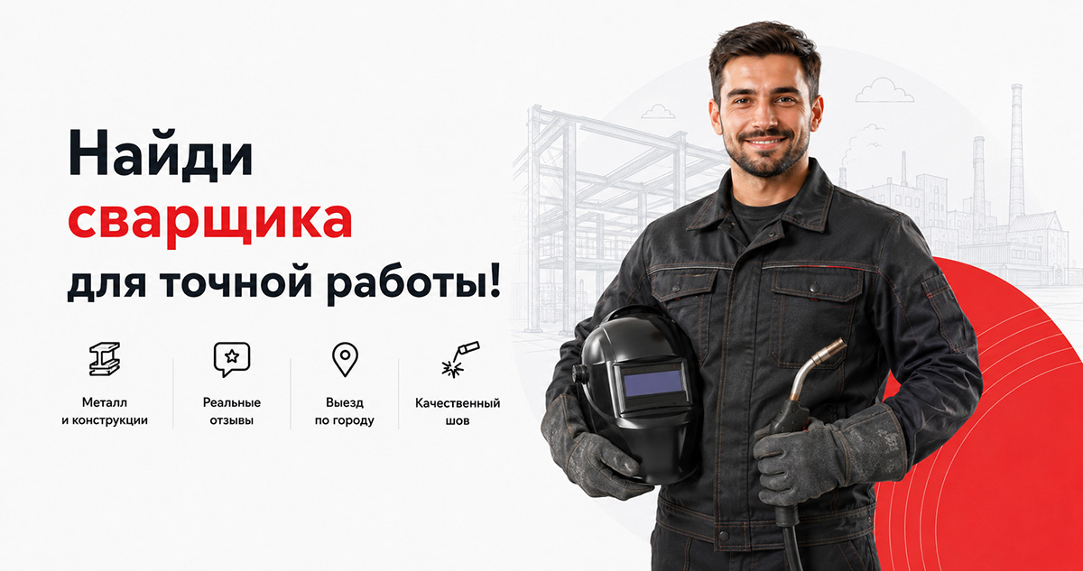Найди сварщика для точной работы